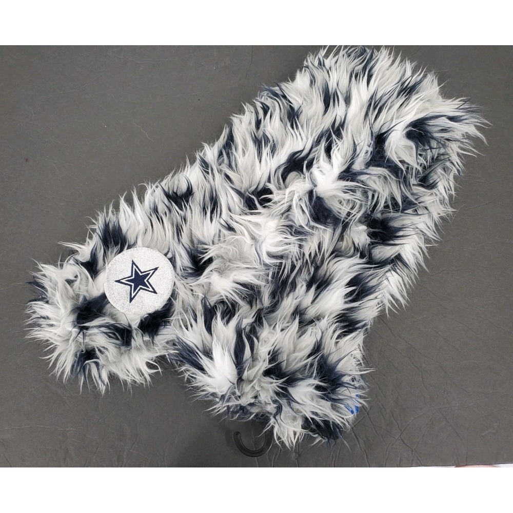 Dallas Cowboys NFL Logo Forever Collectibles Fuzzy Boa Scarf Brand New